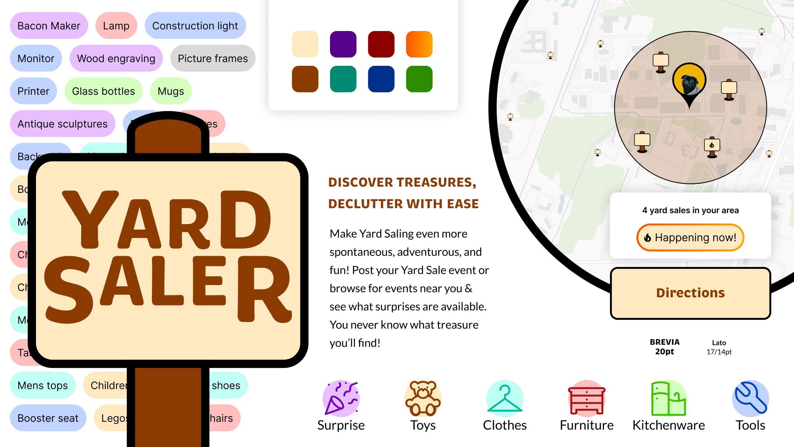 Style Guide – Yard Saler